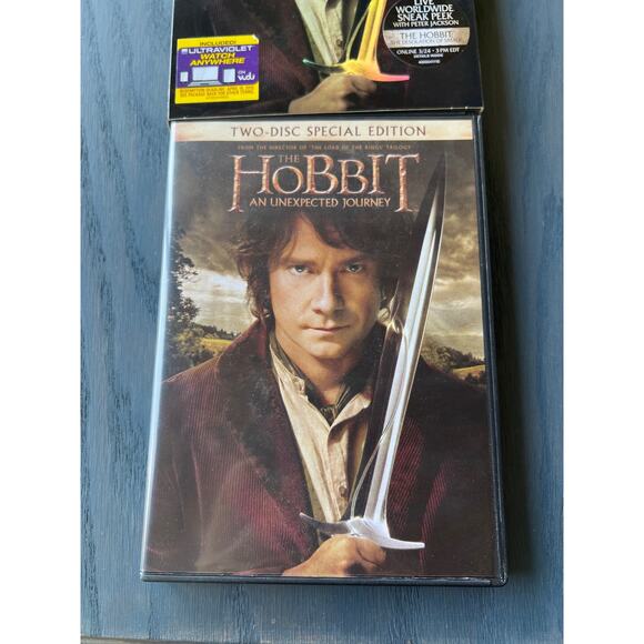 The Hobbit An Unexpected Journey DVD 2 Disc Special Edition Pre-Loved - Picture 3 of 8